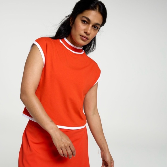 CALIA by Carrie Underwood Tops - CALIA by Carrie Underwood Rib Crop Tank in Fresh Red | Size XXL